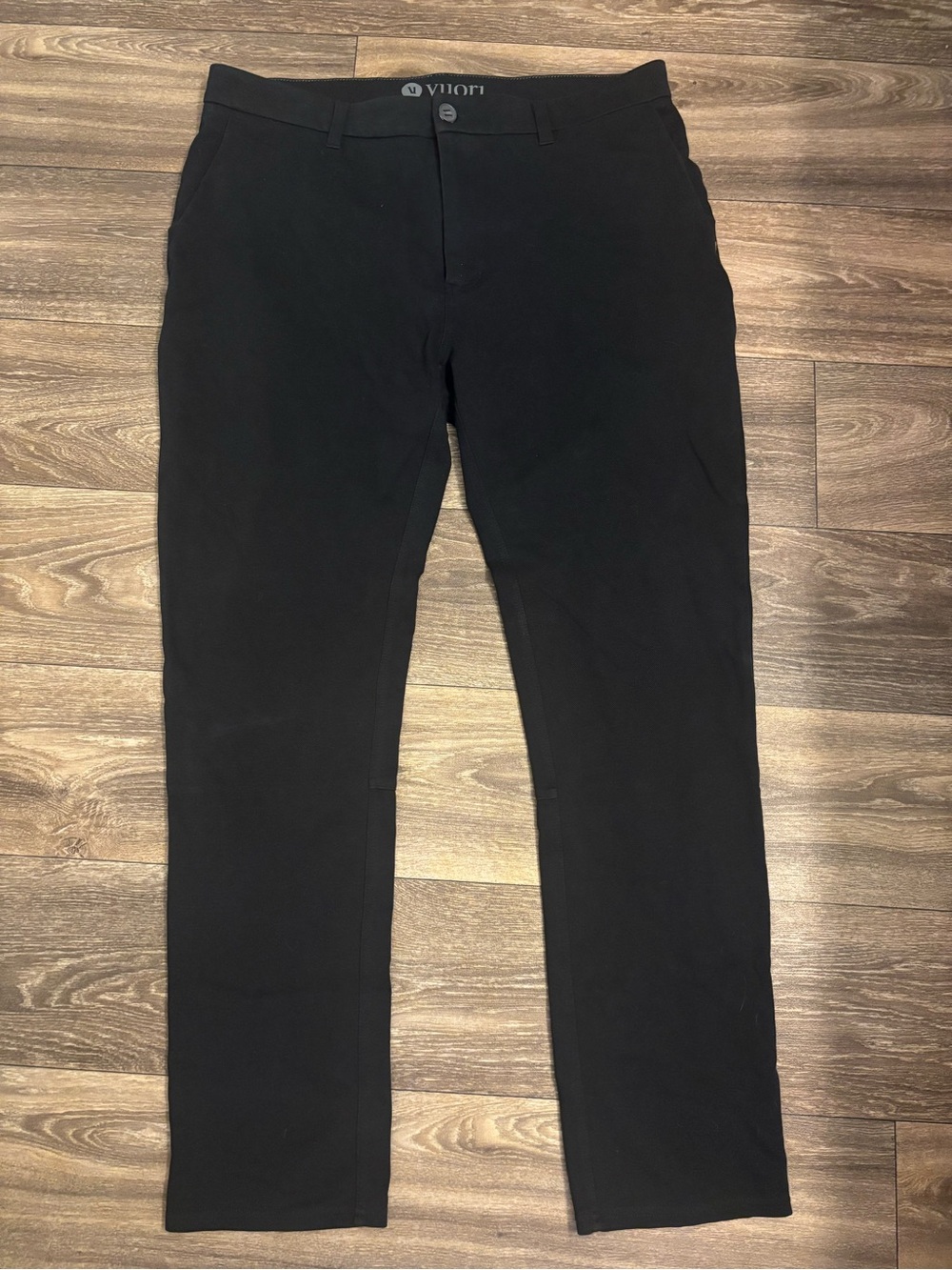 Vuori Men's V420 Everything Chino Performance Pants Black 36x30 Stretch